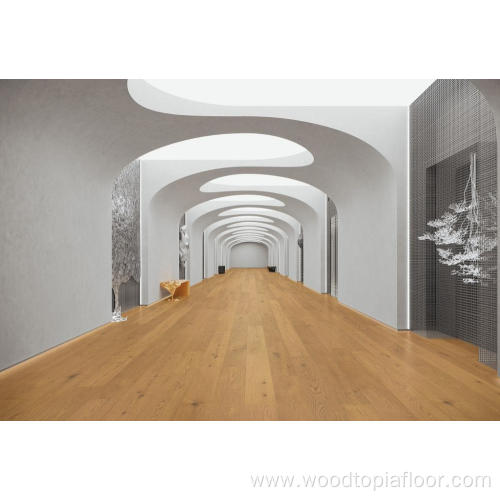 Durable Natural Engineerel Flooring UV Lacquer brushed